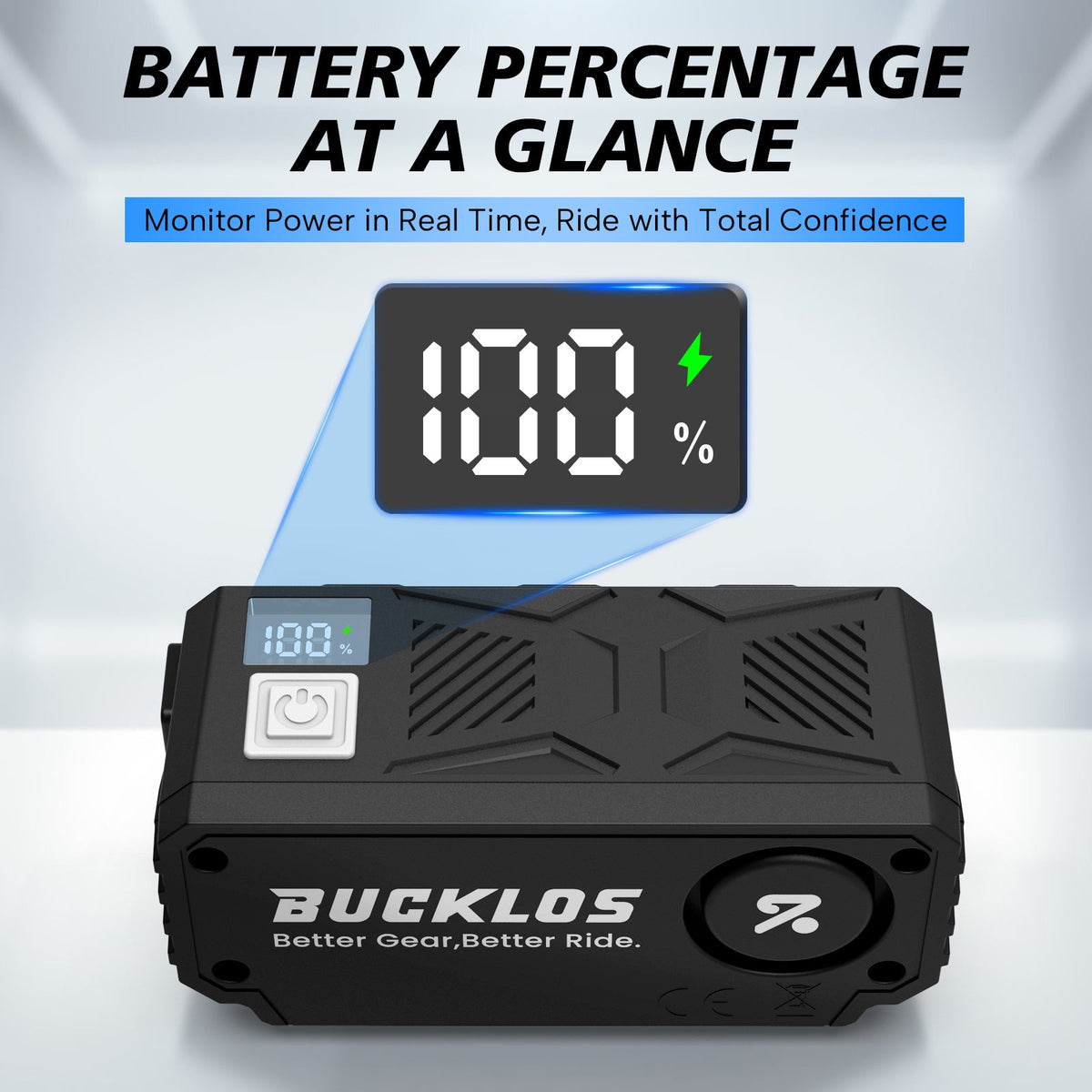 Bike Headlight with Digital Display