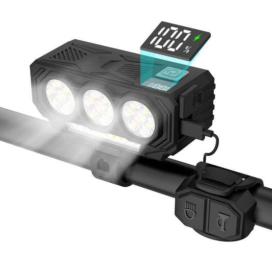Bike Headlight with Digital Display
