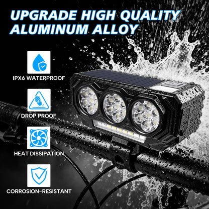 21 LED Headlight With Solar