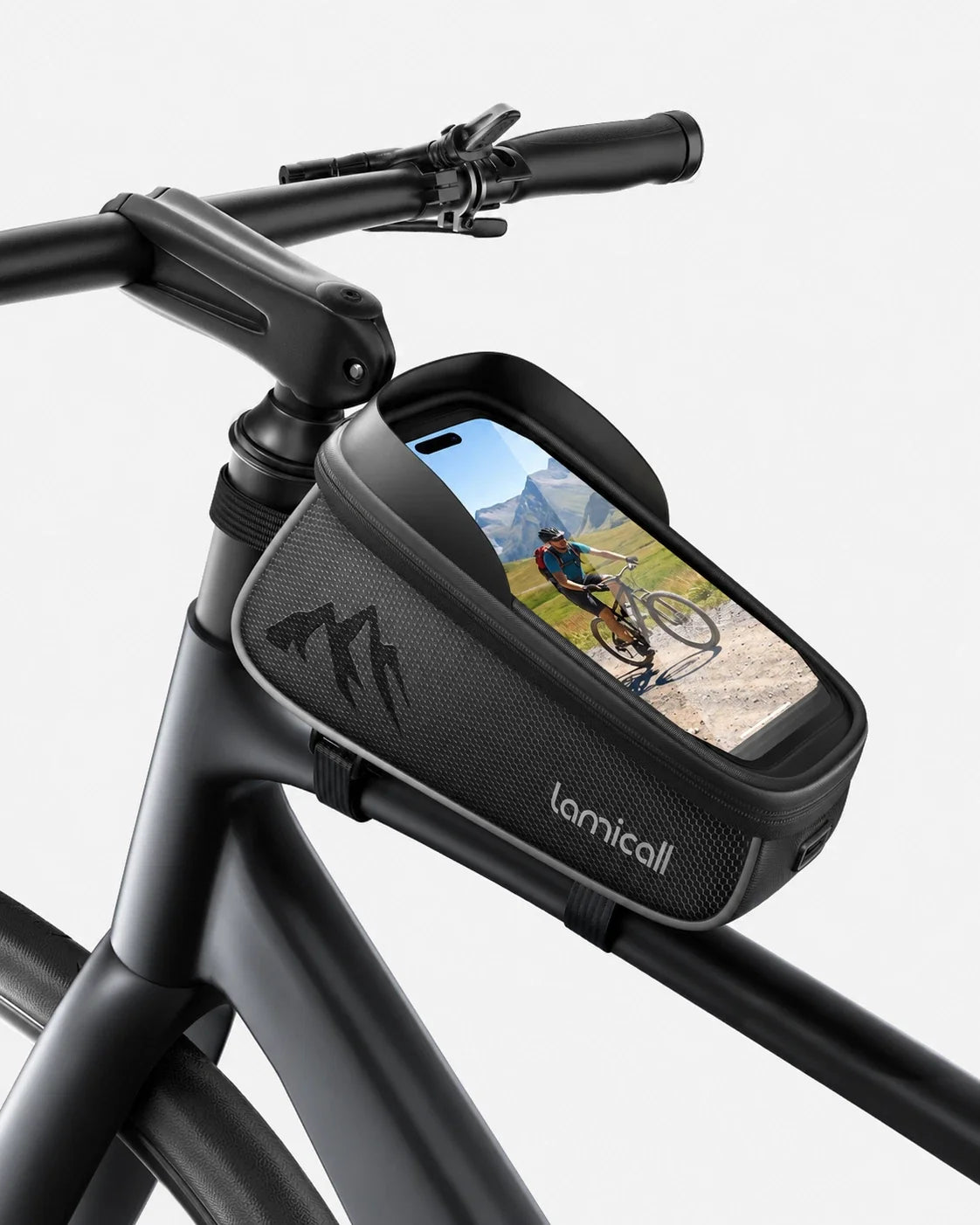 Bike Frame Bag Waterproof Bike Phone Bag 1.6L