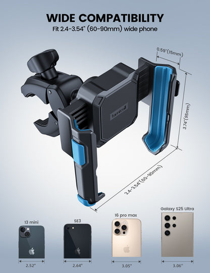 Bike Phone Mount Scooter Handlebar Clip