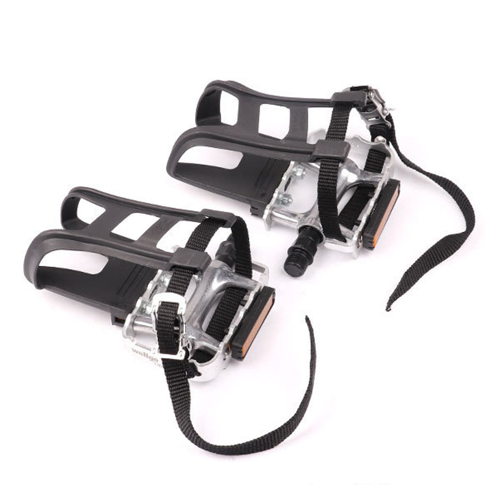Quick-Release Detachable Bicycle Pedals – Aluminum Alloy Flat Platform with Safety Locking Clips for Folding