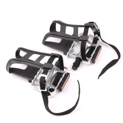 Quick-Release Detachable Bicycle Pedals – Aluminum Alloy Flat Platform with Safety Locking Clips for Folding