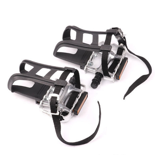 Quick-Release Detachable Bicycle Pedals – Aluminum Alloy Flat Platform with Safety Locking Clips for Folding