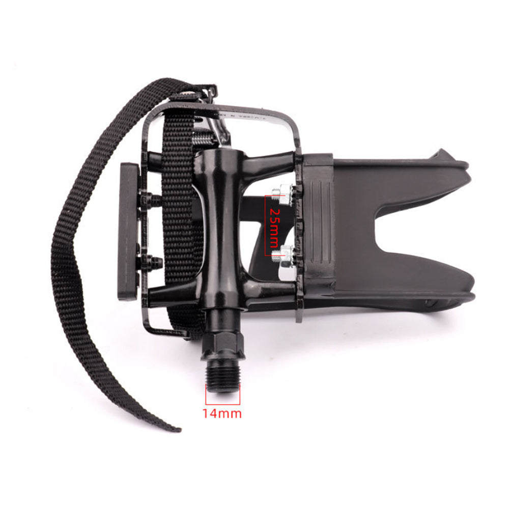 Quick-Release Detachable Bicycle Pedals – Aluminum Alloy Flat Platform with Safety Locking Clips for Folding