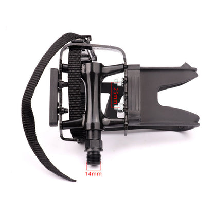 Quick-Release Detachable Bicycle Pedals – Aluminum Alloy Flat Platform with Safety Locking Clips for Folding