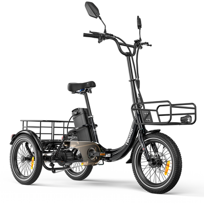 Foldable Electric Tricycle for Adults & Seniors