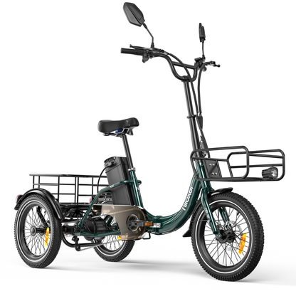 Foldable Electric Tricycle for Adults & Seniors
