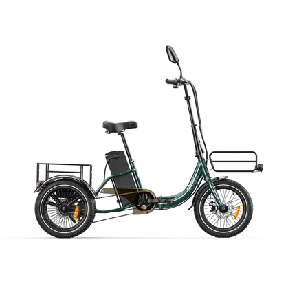Foldable Electric Tricycle for Adults & Seniors