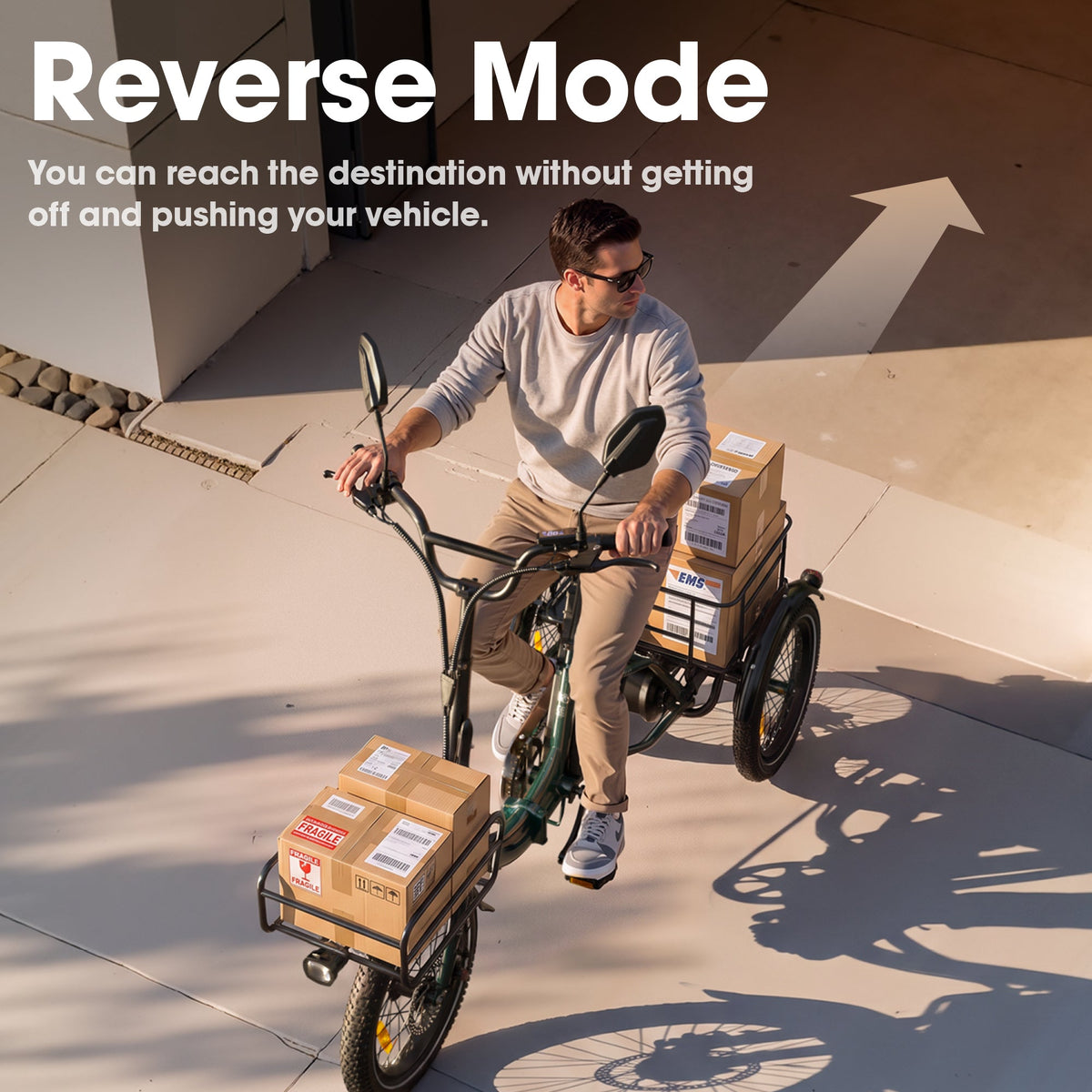 Foldable Electric Tricycle for Adults & Seniors